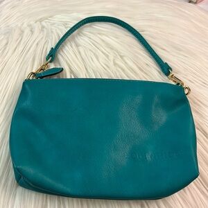 Louenhide Green Make-Up Cosmetics Purse Bag - EUC